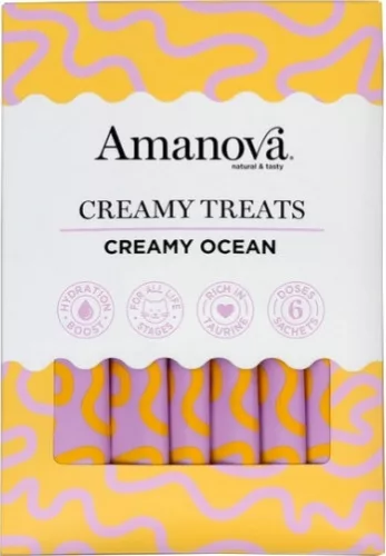 Amanova Creamy Treats – Creamy Ocean – tonhal 6 x 15 g