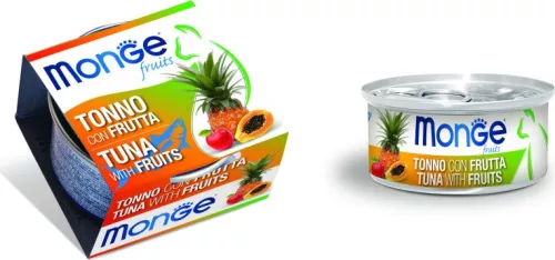 Monge Cat Fruit Tonhal & gyümölcsök 80 g 