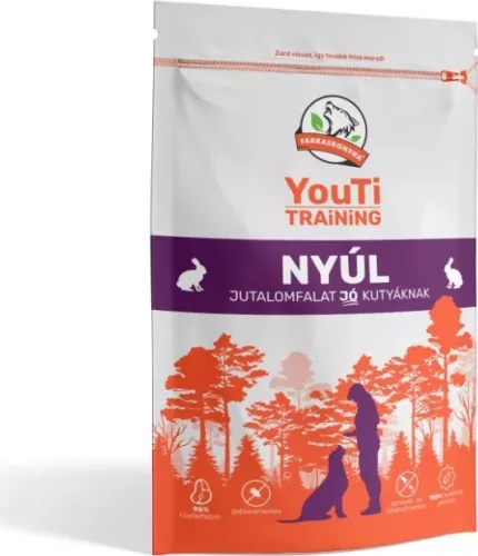 Farkaskonyha YouTi Training Nyúl jutalomfalat 100 g