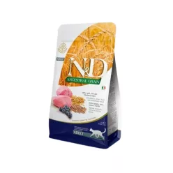   N&D Cat Ancestral Grain bárány, tönköly, zab & áfonya adult 1,5 kg