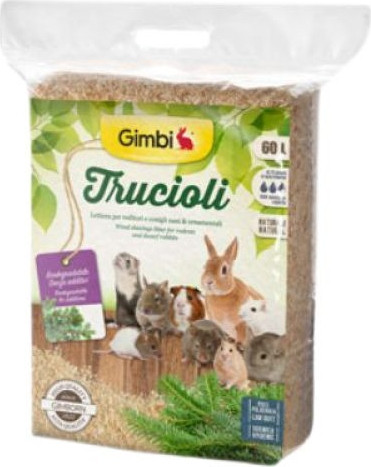 Gimbi rágcsáló alom faforgács alapú 60 l