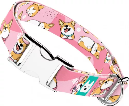 April&June Pembroke Welsh Corgi rózsaszín nyakörv