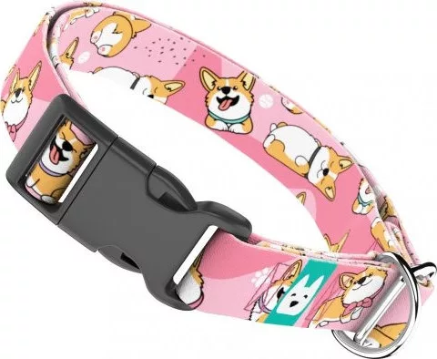 April&June Pembroke Welsh Corgi rózsaszín nyakörv
