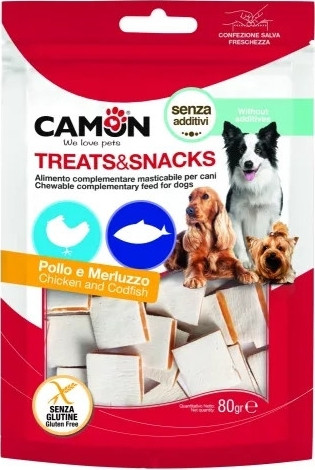 Camon snack kacsás tőkehalas szendvicskockák 80 g