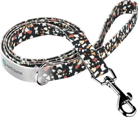 April&June Fekete Terazzo póráz