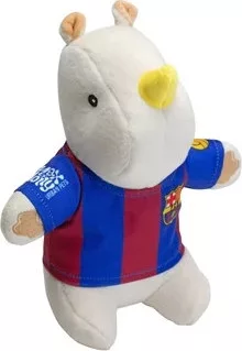 Max & Molly Rhino plüss kutyajáték - FC Barcelona