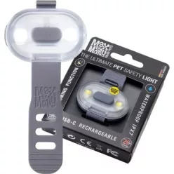   Max & Molly Matrix 2.0 Ultra LED-lámpa nyakörvre rögzíthető - Stone