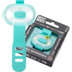   Max & Molly Matrix 2.0 Ultra LED-lámpa nyakörvre rögzíthető - Turquoise