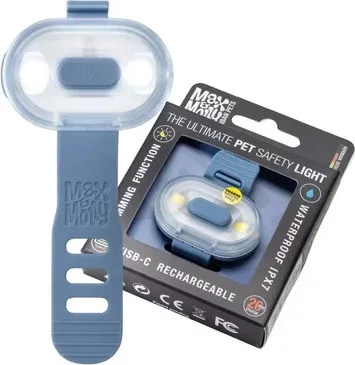 Max & Molly Matrix 2.0 Ultra LED-lámpa nyakörvre rögzíthető - Ocean