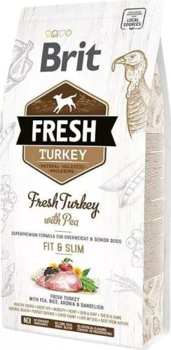 Brit Fresh Turkey with Pea Adult Fit & Slim 12 kg