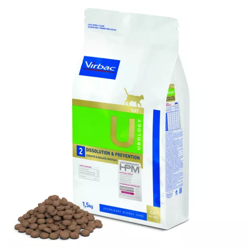 Virbac HPM DIET CAT Urology Dissolution & Prevention 1,5 kg