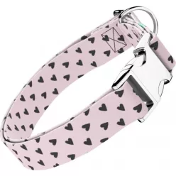 April&June Szivecskés nyakörv lila