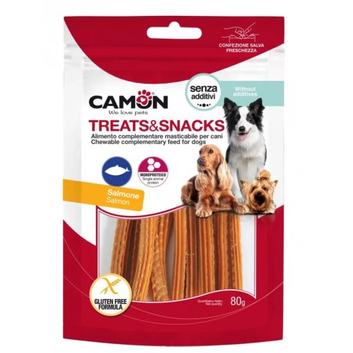 Camon snack monoprotein lazacos tekercsek 80g