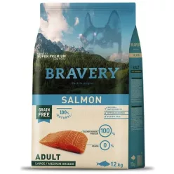 Bravery Salmon Adult Large/Medium Breeds kutyatáp 4 kg