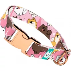 April&June Spitz rózsaszín nyakörv