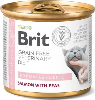 Brit GF Veterinary Diet Cat Cans Hypoallergenic 200 g
