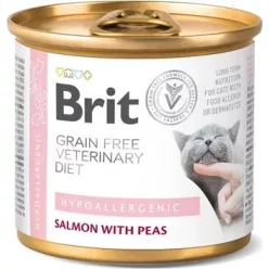   Brit GF Veterinary Diet Cat Cans Hypoallergenic 200 g KARTON - 6 db