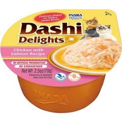   Inaba Cat Dashi Delights nedves macskaeledel - csirke, lazac 70 g