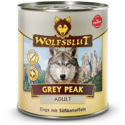   Wolfsblut Grey Peak Adult Kecskehús Édeburgonyával Konzerv nedves kutyatáp 800 g