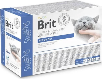 Brit GF Veterinary Recovery Cat Pouch 12 x 85 g