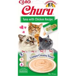 Inaba Cat Churu Püré - tonhal, csirkével 4 x 14 g