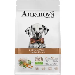 AmaNova Dog LG Medium Puppy Exquisite Chicken & Quinoa 10 kg
