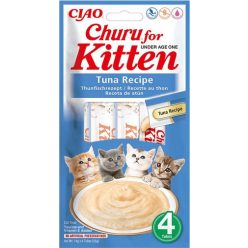   Inaba Ciao Churu Kitten krémes macskaeledel - tonhal 4 x 14 g