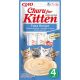 Inaba Ciao Churu Kitten krémes macskaeledel - tonhal 4 x 14 g