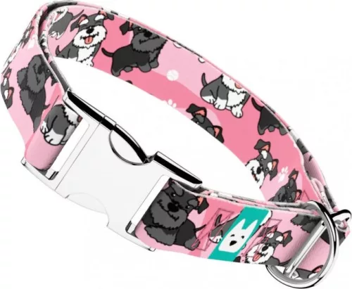 April&June Schnauzer rózsaszín nyakörv