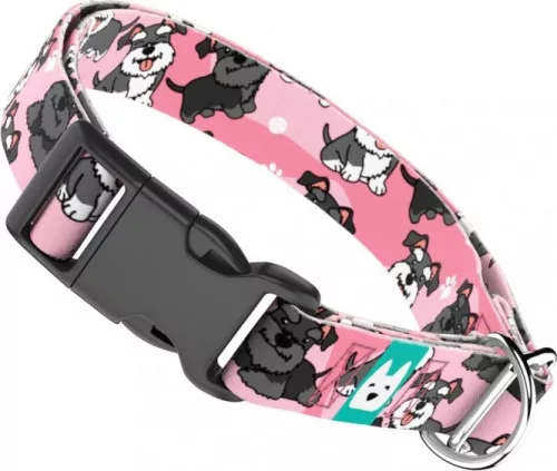 April&June Schnauzer rózsaszín nyakörv