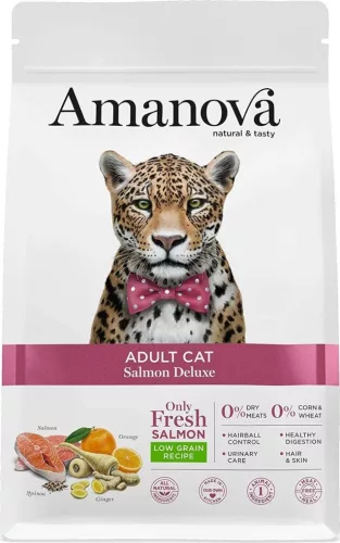 AmaNova Cat LG Sterilised Salmon Deluxe 6 kg