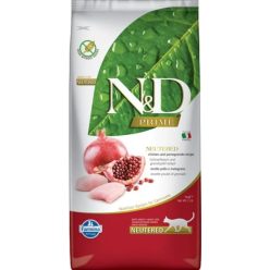   N&D Cat Prime csirke & gránátalma adult ivartalanított 5 kg