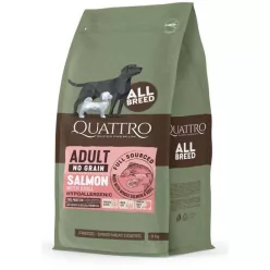 QUATTRO grain-free SALMON AND KRILL adult kutyatáp 12 kg