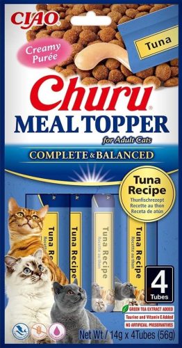 Inaba Cat Churu Meal Topper nedves macskaeledel - tonhal 4 x 14 g