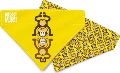 Max & Molly Bandana - Monkey Maniac - L