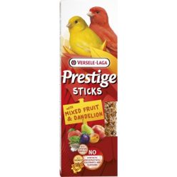 Versele Laga Prestige Sticks Canaries with Mixed Fruit & Dandelion - 2 db 60 g   Versele Laga Prestige Sticks Canaries with Mixed Fruit & Dandelion - 2 db 60 g