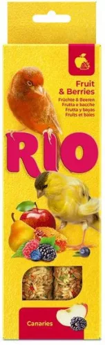 RIO Dupla Rúd Kiegészítő madáreleség gyümölcsökkel kanáriknak 2 x 40 g