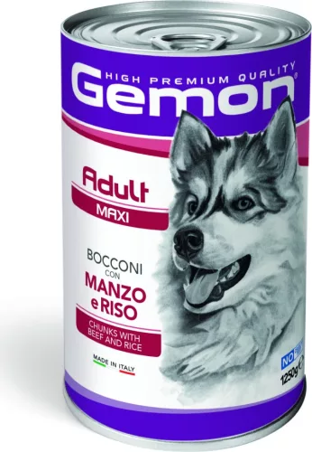 Gemon Dog konzerv Adult Maxi Marha & Rizs 1250 g 