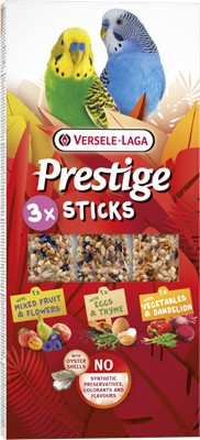 Versele Laga Prestige Sticks Small Parakeets Triple Variety Pack - 3 íz 90 g