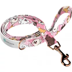 April&June Spitz rózsaszín póráz