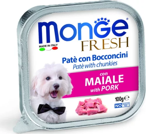 Monge Dog Fresh Paté&Chunkies sertés 100 g 