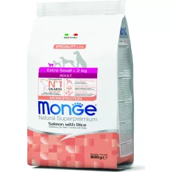   Monge Dog Speciality Line Extra Small Lazac & rizs - Adult 800 g