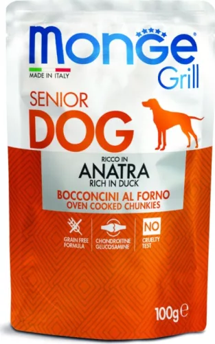 Monge Dog Grill SENIOR kacsa 100 g 