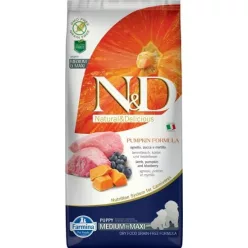   N&D Dog Grain Free bárány & áfonya sütőtökkel puppy medium/maxi 12 kg