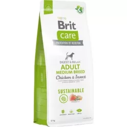 Brit Care Dog Sustainable Insect Adult Medium Breed 12 kg