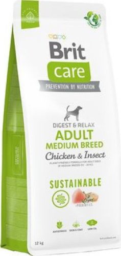 Brit Care Dog Sustainable Insect Adult Medium Breed 12 kg
