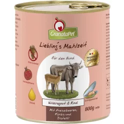   GranataPet Liebling's Mahlzeit vadragu és marha konzerv 800 g