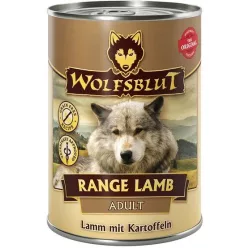   Wolfsblut Range Lamb Adult Bárányhús Burgonyával Konzerv nedves kutyatáp 395 g