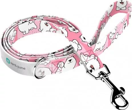 April&June Szamojéd rózsaszín póráz