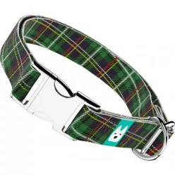 April&June Klasszikus Zöld Kockás nyakörv